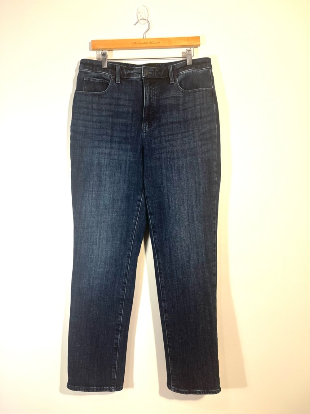 Talbots Straight Leg Jean Curvy Dark Blue Women's 12